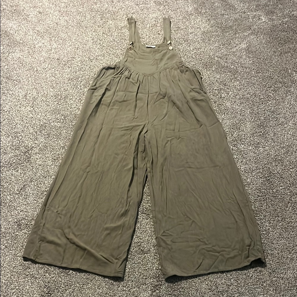 Kori Green Jumpsuit Casual Cotton Blend